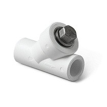 Фильтры сетчатые ПП 45гр. DN 20-40 PN 25 муфта-муфта белые Pro Aqua купить в Новосибирске | "Проконсим"