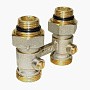 Узел нижнего подключения Vekotrim DN 15 PN 10 прямой двухтрубный 15-3/4'' с ниппелем, штуцер купить в Новосибирске | "Проконсим"