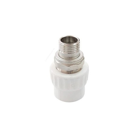 Муфты с американкой 20 x 1/2'' для радиатора белые VALFEX купить в Новосибирске | "Проконсим"