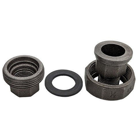 Американка чугунная DN 15-50 PN 16 муфта-штуцер с плоской прокладкой Fittex Plus купить в Новосибирске | "Проконсим"