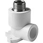 Угольник установочный ПП 20-1/2'' PN 25 с наружной резьбой белый Pro Aqua PA28108P купить в Новосибирске | "Проконсим"