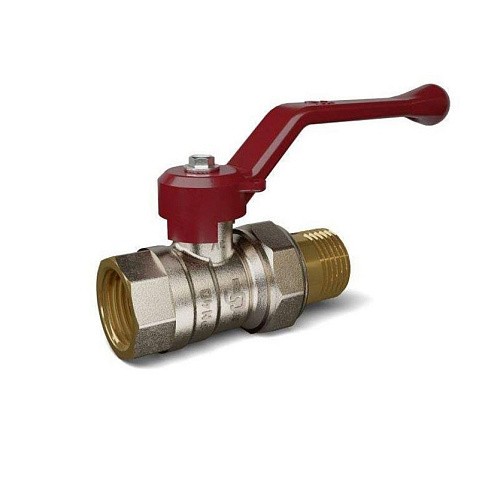 Краны латунные шаровые DN 15-32 PN 25-40 никелированные рычаг американка Temper серия 88 ГОСТ Р 59553 купить в Новосибирске | "Проконсим"