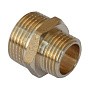 Ниппель латунный DN 32-25 PN 40 штуцер-штуцер переходный