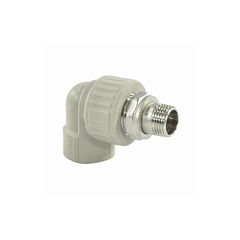 Угольник для радиатора VALFEX 25 PN 25 G-1/2'' американка-НР серый купить в Новосибирске | "Проконсим"