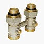 Узел нижнего подключения Vekotrim DN 15 PN 10 прямой двухтрубный 15-3/4'' с ниппелем, штуцер купить в Новосибирске | "Проконсим"