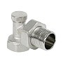 Клапан для радиаторов VALFEX VF.019.N.04, PN-10, угловой, настроечный G-1/2" ВР-НР купить в Новосибирске | "Проконсим"