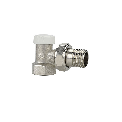 Клапан радиаторный VARMEGA VM10201 DN15 PN10 угловой настроечный G-1/2'' муфта-штуцер купить в Новосибирске | "Проконсим"