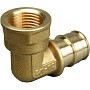 Угольник латунный для PEX труб 16-1/2'' PN 10 OP под надвижную гильзу с внутренней резьбой ONE PLUS купить в Новосибирске | "Проконсим"