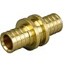 Муфта латунная для PEX-PEX труб 16-16 PN 10 под надвижную гильзу ONE PLUS