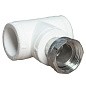 Тройник комбинированный ПП 32-1 1/4'' PN 25 с накидной гайкой белый VALFEX  купить в Новосибирске | "Проконсим"