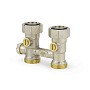 Узелы нижнего подключения VARMEGA VM138 DN20 прямой однотрубный 3/4''x3/4'' евроконус, с байпасом муфта-штуцер купить в Новосибирске | "Проконсим"