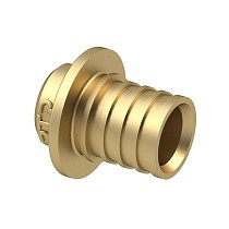 Заглушки латунные для PEX труб DN 16-40 PN 16 под надвижную гильзу РосТурПласт купить в Новосибирске | "Проконсим"