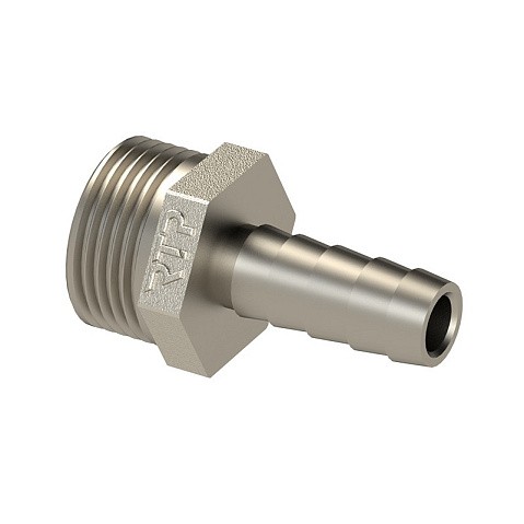 Штуцер никелированный DN 20 PN 40 НР3/4'' с ершом под шланг d20мм прямой купить в Новосибирске | «Проконсим»