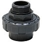 Муфта разборная НПВХ DN 32-1" PN 16 клеевая с наружной резьбой черная Aquaviva BMG32100 купить в Новосибирске | "Проконсим"