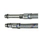 Гибкая подводка для смесителя с оплеткой из нержавеющей стали М10х1-G1/2 60см (2шт.) купить в Новосибирске | "Проконсим"