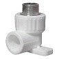 Угольник установочный ПП 20-1/2'' PN 25 с наружной резьбой белый VALFEX  купить в Новосибирске | "Проконсим"