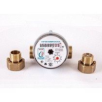 Счетчики горячей воды СВ DN 15-20 PN 16 до 90гр. муфтовые с обратным клапаном ЭКО НОМ купить в Новосибирске | "Проконсим"