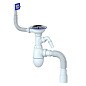 Сифон для мойки Unicorn В435V, 40х50 гибкий отвод, 3 1/2'' х40 с отводом для стиральной машины, прямоугольный перелив купить в Новосибирске | "Проконсим"