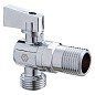 Кран латунный шаровой угловой MVI BV.463 DN 15-15 PN 10 штуцер бабочка купить в Новосибирске | "Проконсим"