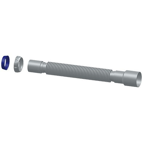 Труба гофрированная Unicorn D85, 40х50 гибкий отвод, 1 1/2'' х40 с уплотнительным кольцом, 800мм купить в Новосибирске | "Проконсим"