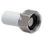 Штуцер для водосчетчика ПП 20-3/4'' PN 25 с накидной гайкой белый РТП 10852 купить в Новосибирске | "Проконсим"