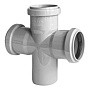 Крестовина ПП для канализации прямой 87,5гр. 50- 50- 50 Valfex купить в Новосибирске | "Проконсим"