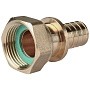 Муфты латунные для PEX труб DN 16-32 PN 10 с накидной гайкой под надвижную гильзу Hipex купить в Новосибирске | "Проконсим"