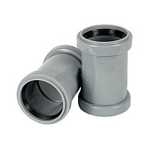 Муфта двухраструбная VALFEX DN -50 для внутренней канализации соединительная с перегородкой купить в Новосибирске | "Проконсим"