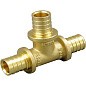 Тройник латунный для PEX-PEX труб 20-16-20 PN 10 переходная под надвижную гильзу ONE PLUS купить в Новосибирске | "Проконсим"