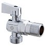 Кран латунный шаровой угловой MVI BV.463 DN 15-15 PN 10 штуцер бабочка купить в Новосибирске | "Проконсим"