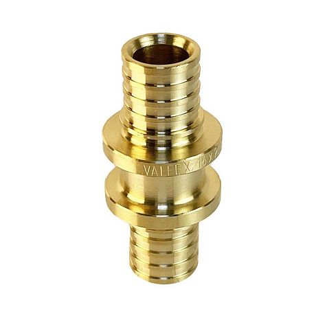 Муфты латунные для PEX труб DN 16-20 PN 16 под надвижную гильзу Valfex VF.403.AF купить в Новосибирске | "Проконсим"