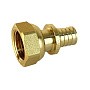 Муфта латунная для PEX труб 20-3/4'' PN 16 S-2,8мм переходная  с накидной гайкой Valfex VF.422.AF купить в Новосибирске | "Проконсим"