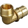 Угольник латунный для PEX труб 16-1/2'' PN 10 OP под надвижную гильзу с наружной резьбой ONE PLUS купить в Новосибирске | "Проконсим"