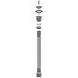 Сифон гофрированный Unicorn D240Р, 40х50 гибкий отвод, 1 1/2'' х40 пластиковая чашка, 1500мм купить в Новосибирске | "Проконсим"