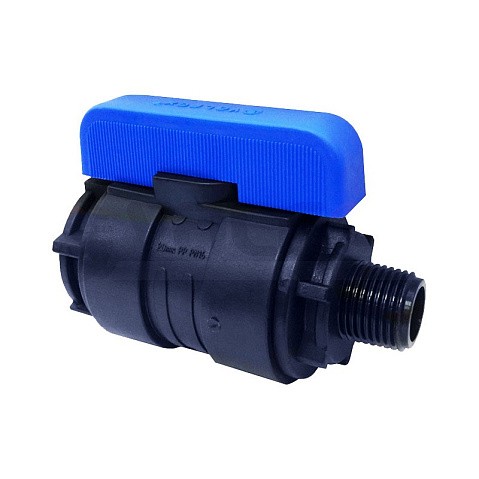 Кран шаровой компрессионный Valfex DN-16 PN-16 G-3/4''x3/4'' ВР-НР купить в Новосибирске | "Проконсим"
