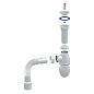 Сифон для мойки Unicorn В120Р, 40х50 гибкий отвод, 1 1/2'' х40 пластиковая чаша купить в Новосибирске | "Проконсим"