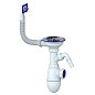 Сифон для мойки Unicorn B430VP, без отвода, 3 1/2'' х40 с отводом для стиральной машины, прямоугольный перелив купить в Новосибирске | "Проконсим"