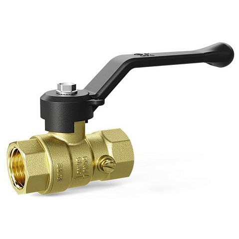 Кран латунный шаровой DN 15 PN 16 под манометр G1/2''хG1/2'' муфта-муфта рычаг LD Pride 44.341.15 купить в Новосибирске | "Проконсим"