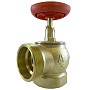 Клапан пожарный латунный КПЛМ DN50 PN16 угловой 90гр. муфта-штуцер с датчиком ДППК 20,5 Апогей купить в Новосибирске | "Проконсим"