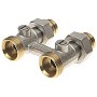 Узел нижнего подключения DN 20 прямой двухтрубный 20-1/2'' никелированный с ниппелем штуцерхштуцер РИДАН 003L0396R купить в Новосибирске | "Проконсим"