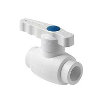 Краны шаровые ПП DN 20-63 PN 25 полный проход белые Pro Aqua купить в Новосибирске | "Проконсим"