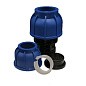 Муфта компрессионная переходная ПНД DN 50-40 PN 16 обжимной для ПЭ труб 20-40гр. Кудиновский трубный завод купить в Новосибирске | "Проконсим"