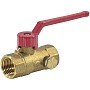 Краны трёхходовые DN 15-20 PN 16 с дренажными патрубками муфтовые рычаг Пензапромарматура купить в Новосибирске | "Проконсим"