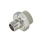 Муфта комбинированная разъёмная VALFEX 20 PN 25 G-1'' американка-НР серая купить в Новосибирске | "Проконсим"