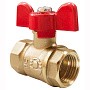 Кран латунный шаровой Valfex Optima.217.L0B1 11Б27фт1М DN 20 PN 25 муфта-муфта бабочка купить в Новосибирске | "Проконсим"
