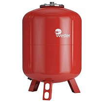 Баки расширительные для отопления DN 32 PN 10 вертикальные красные WESTER купить в Новосибирске | "Проконсим"