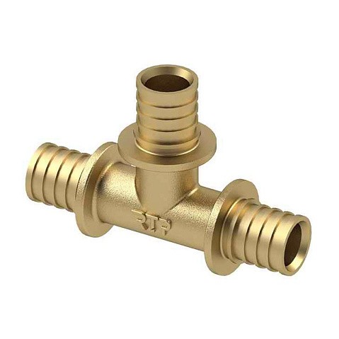 Тройники латунные для PEX-PEX труб DN 16-40 PN 16 под надвижную гильзу РосТурПласт купить в Новосибирске | "Проконсим" Тройники латунные для PEX-PEX труб DN 16-40 PN 16 под надвижную гильзу РосТурПласт купить в Новосибирске | "Проконсим"