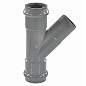 Тройник раструбный НПВХ SDR26 45гр DN 160-160 PN 10 Хемкор купить в Новосибирске | "Проконсим"
