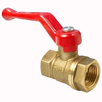 Краны латунные шаровые 11Б27фт1М DN 15-50 PN 40 рычаг муфта-муфта Valfex.214 купить в Новосибирске | "Проконсим"