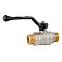 Краны латунные шаровые DN 15-25 PN 40 никелированные рычаг штуцер-штуцер LD Pride 47.305 купить в Новосибирске | "Проконсим"